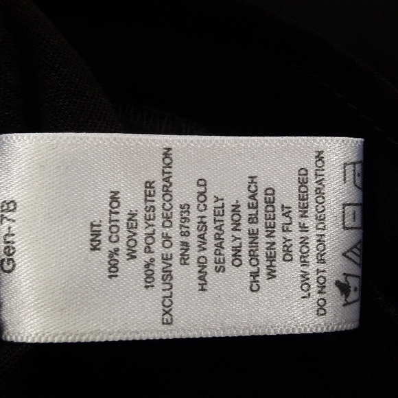 LOGO by Lori Golstein Beaded Black Shirt - Still Has Tags - Picture 6 of 8